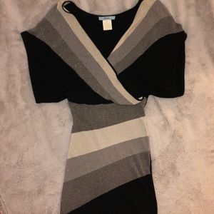 Marciano Sparkly Print Sweater Dress